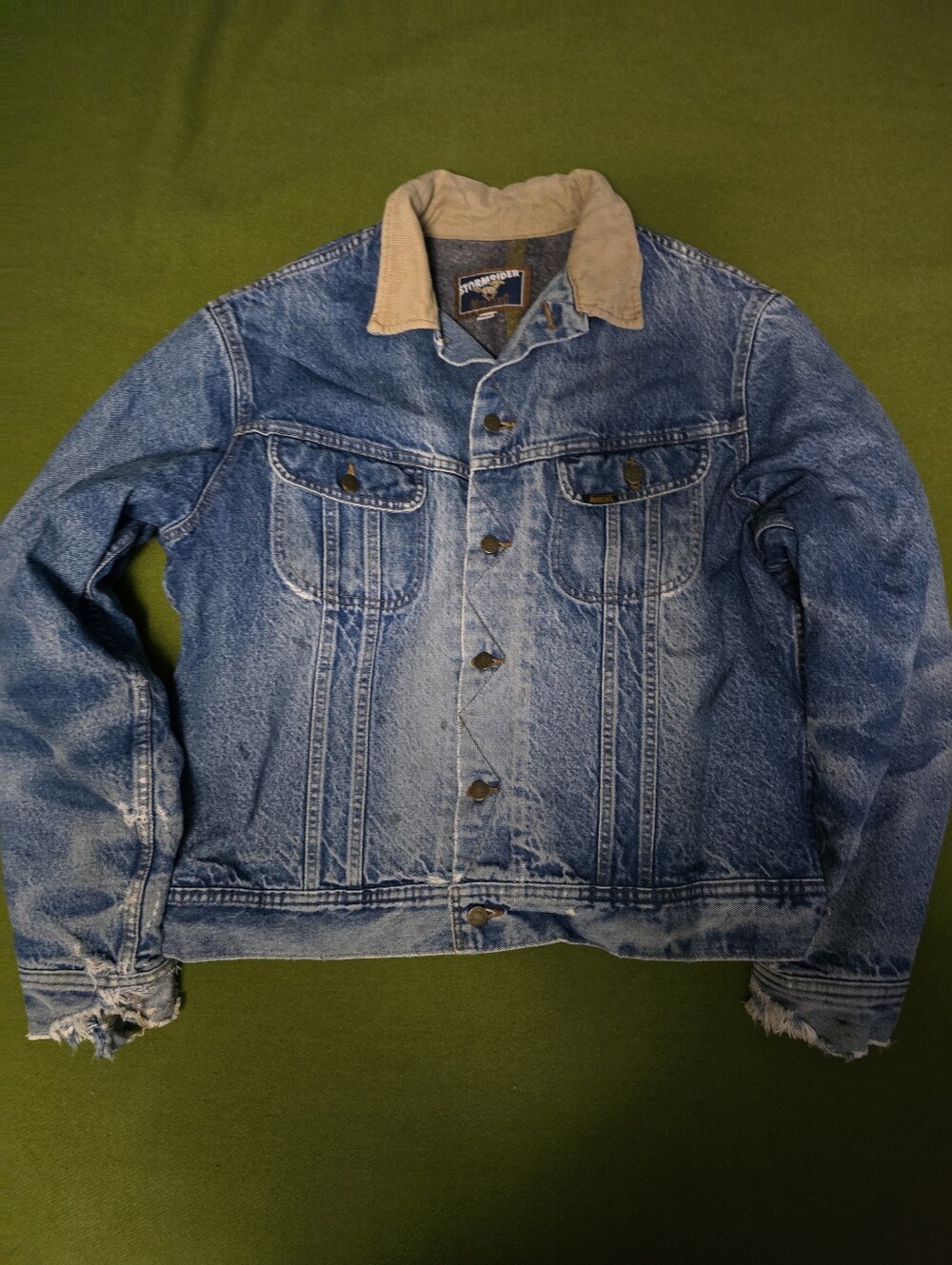 Vintage Mustang Blanket Lined Denimj Jacket
